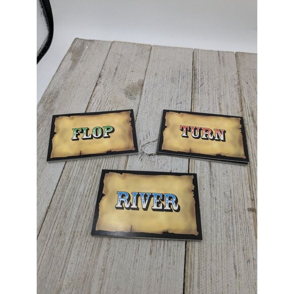 Hold'Em-opoly Poker Ed Game Replacement Cards Call'Em Raise'Em Flop Turn River - Picture 4 of 11